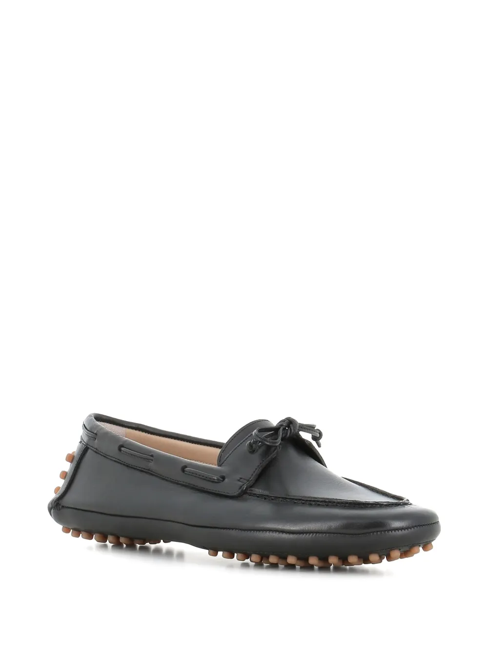 Le Monde Beryl leather loafers - Zwart