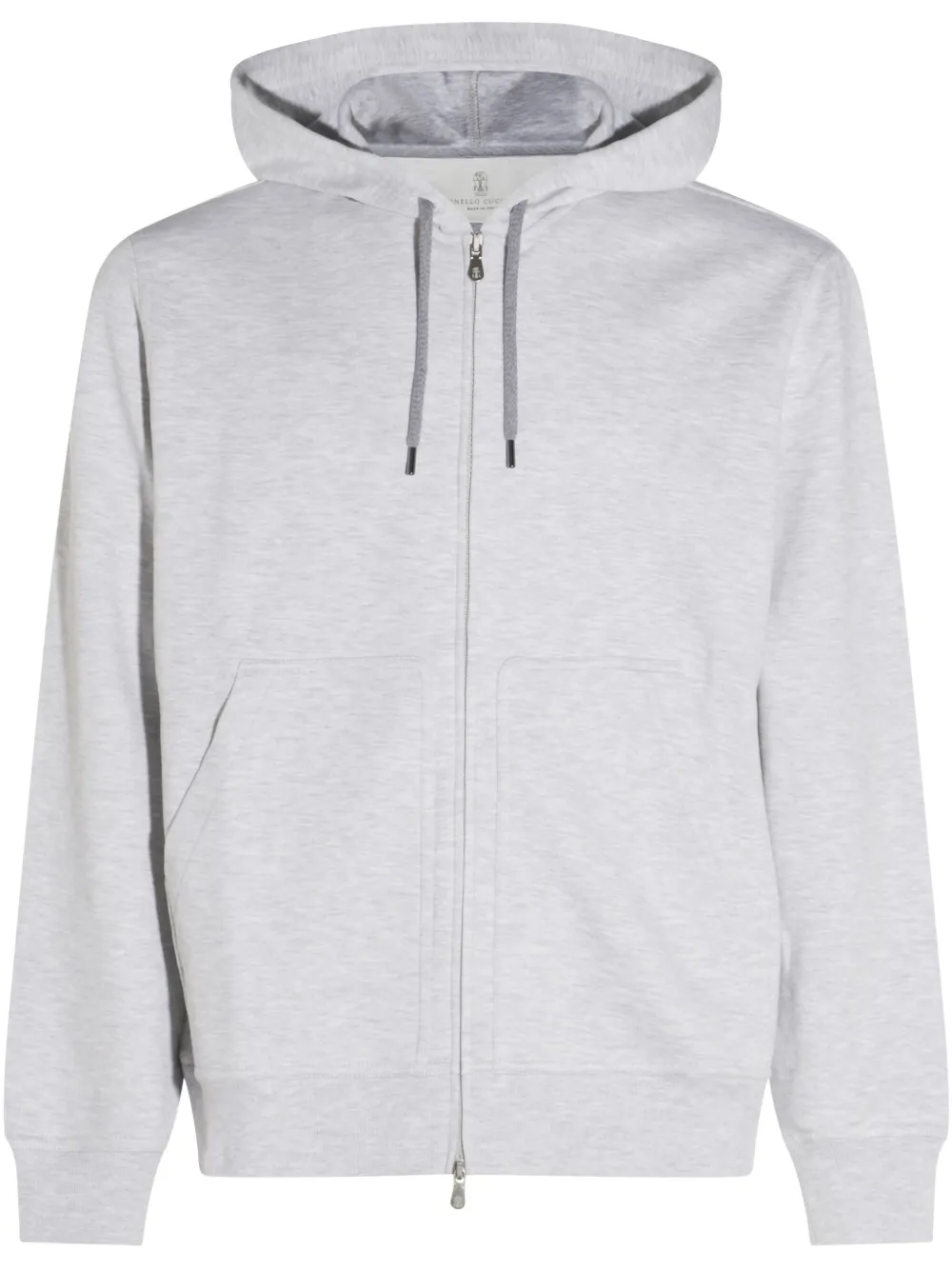 Brunello Cucinelli hoodie con cierre | gris | Image 1