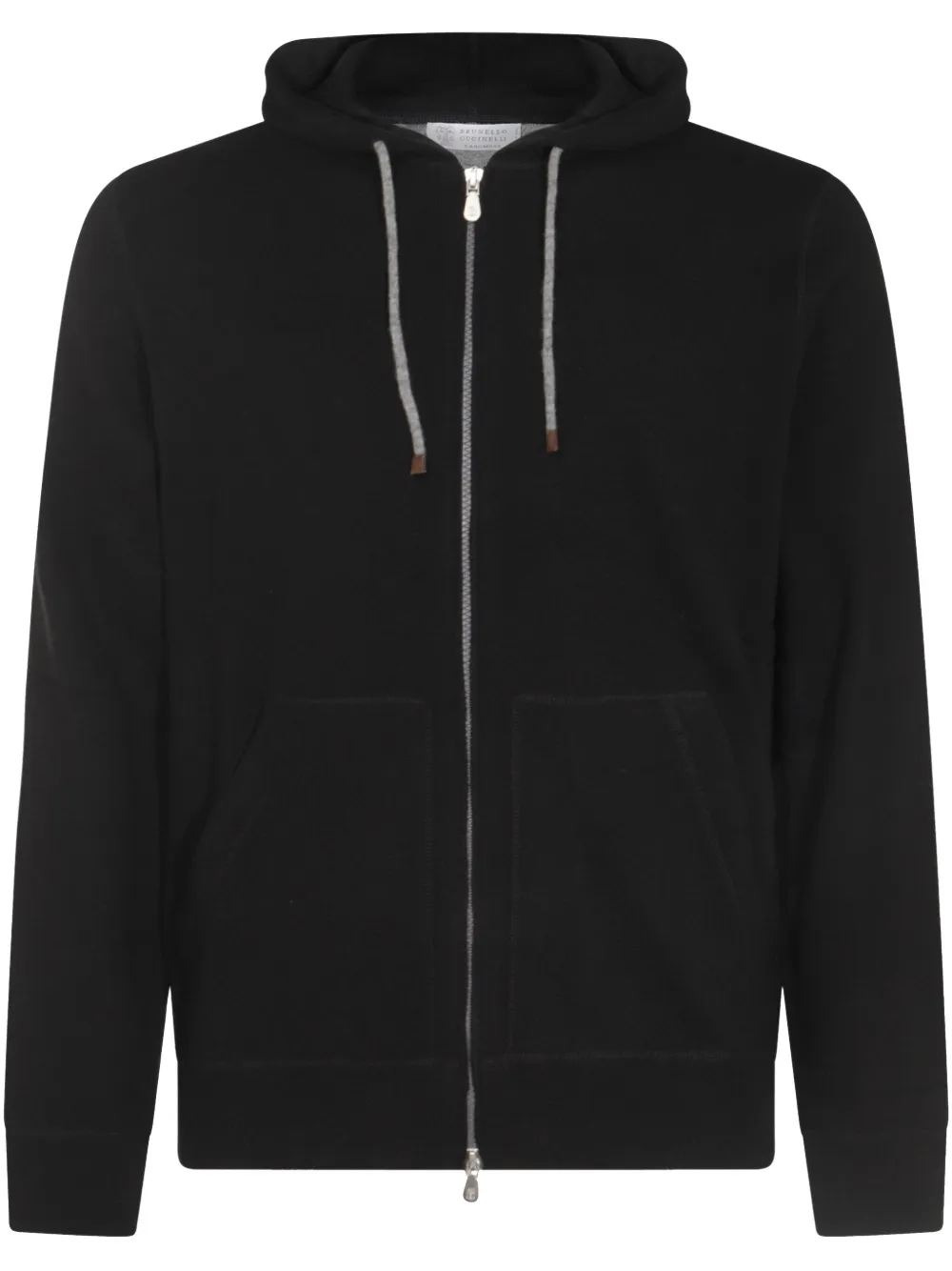 Brunello Cucinelli hoodie con cierre | negro | Image 1