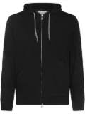 Brunello Cucinelli zip-up wool hoodie - Black
