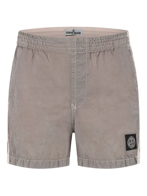 Stone Island Junior Compass-patch shorts