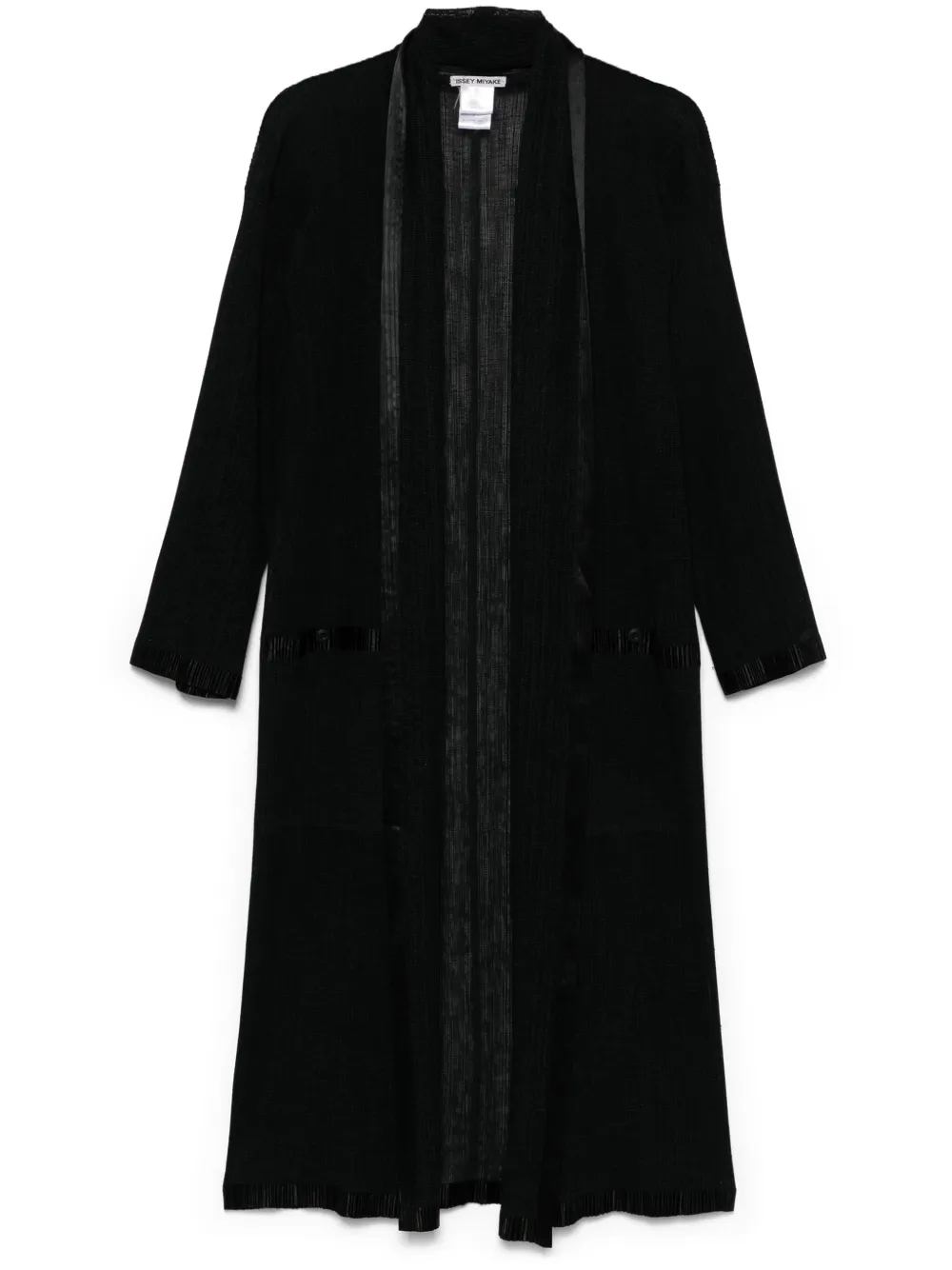 2000s knitted pleated coat
