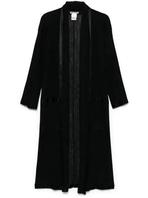 Issey Miyake Pre-Owned 2000s knitted pleated coat