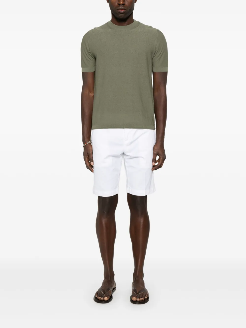 PT Torino Gabardine shorts - Wit