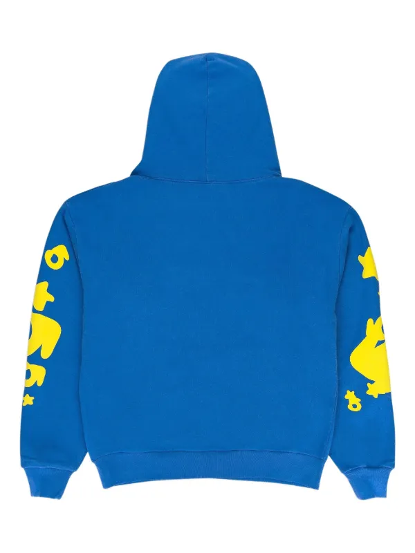 Sp5der Beluga Hoodie Blue Men's - FW23 - US