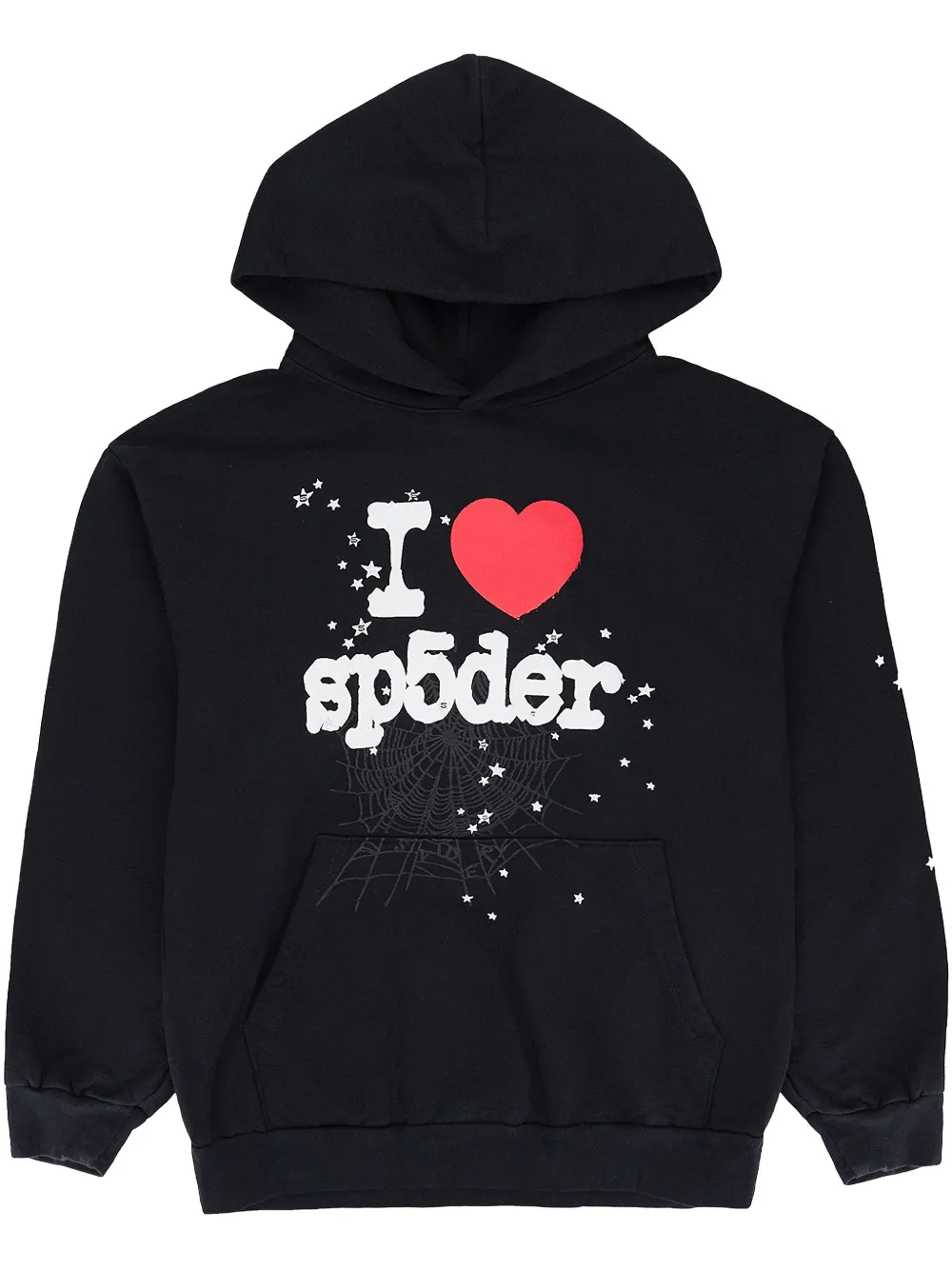 SP5DER I Heart SP5 "Black" hoodie | Black | Image 1