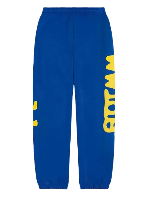 SP5DER pants Beluga Blue/Yellow