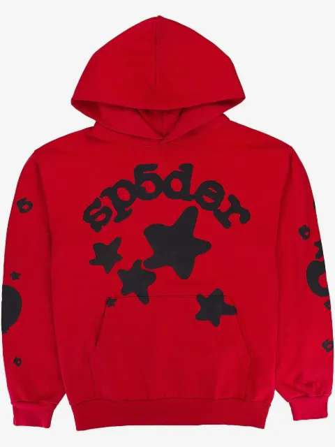SP5DER hoodie Beluga 'Red'