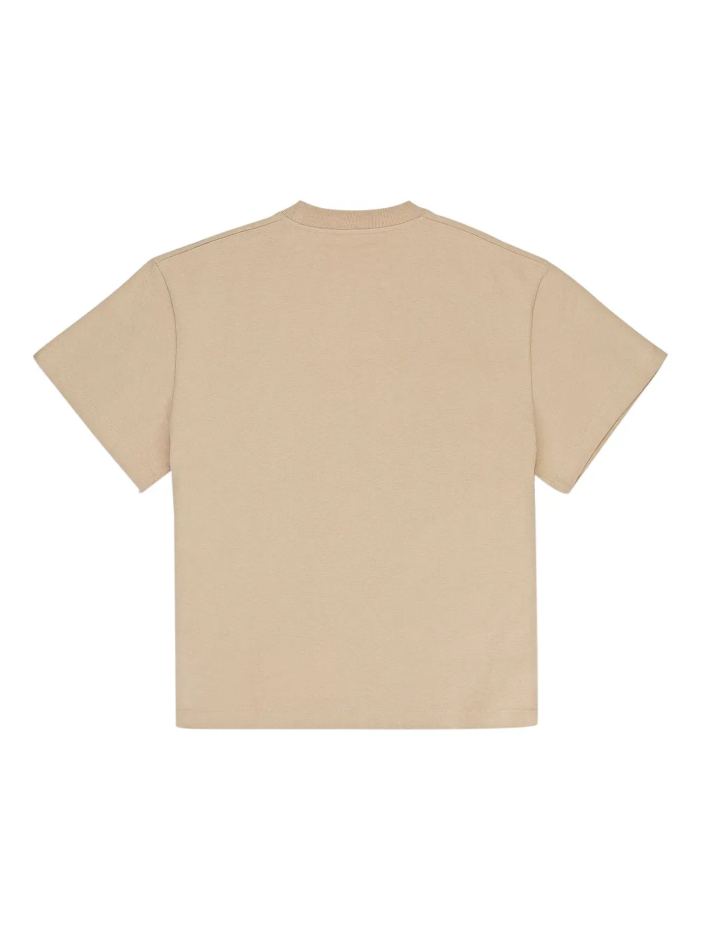 Jil Sander "Dark Sand" T-shirt met logoprint Beige