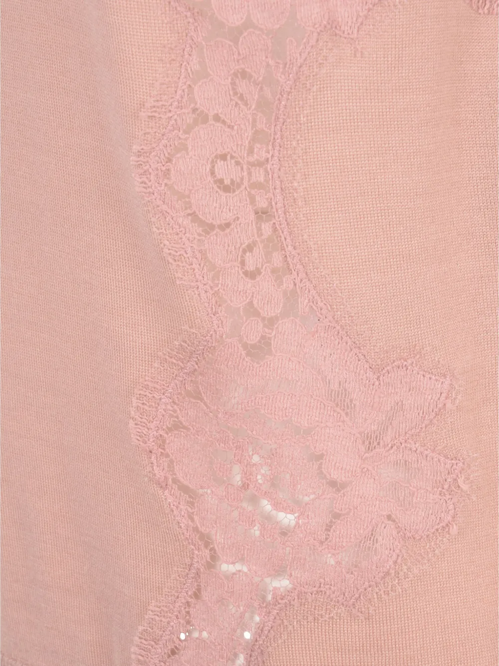 Dolce & Gabbana Vest met kanten detail Roze