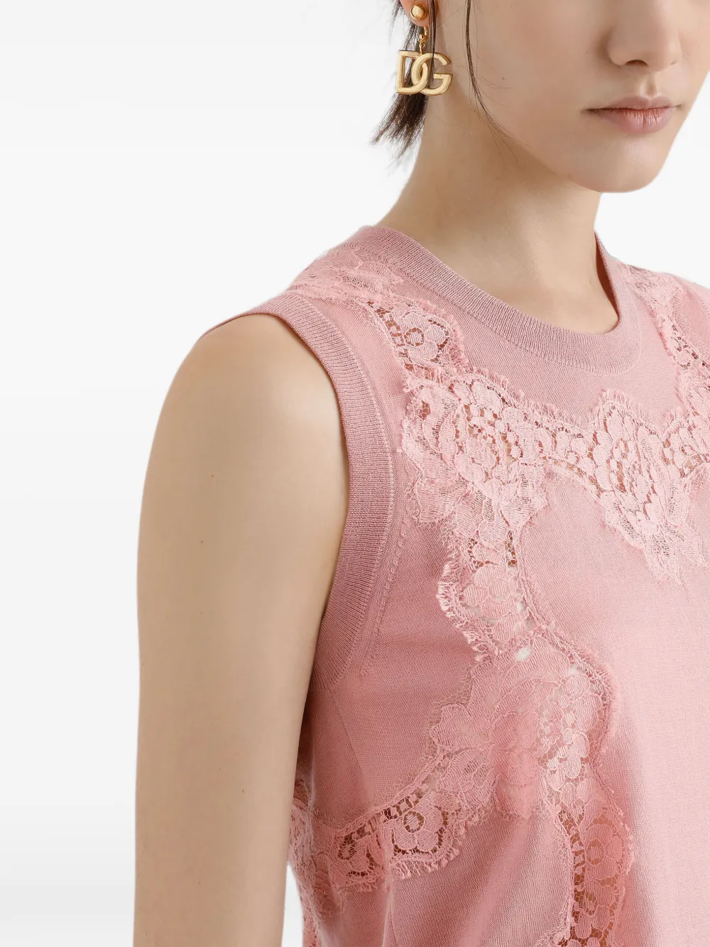 Dolce & Gabbana Wollen tanktop Roze