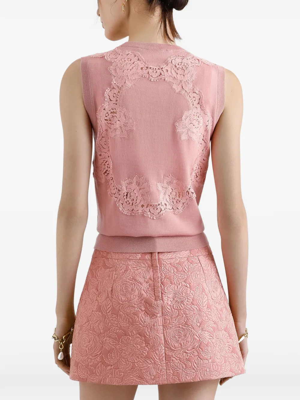 Dolce & Gabbana Wollen tanktop Roze