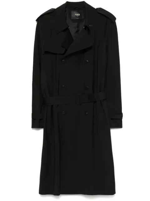 FENDI gabardina con cinturón