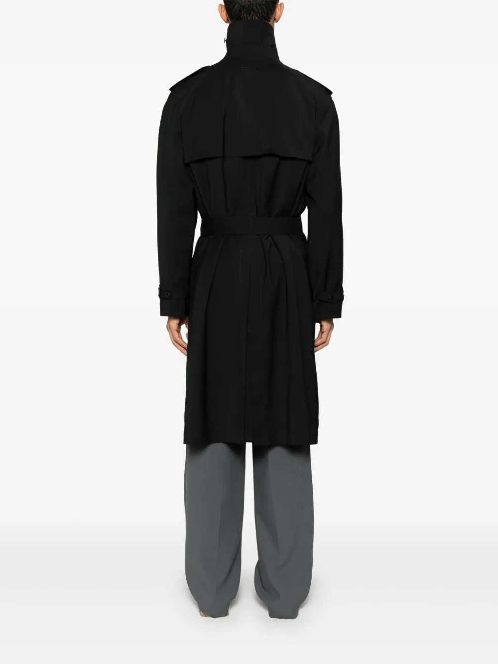 FENDI Trenchcoat met ceintuur Zwart