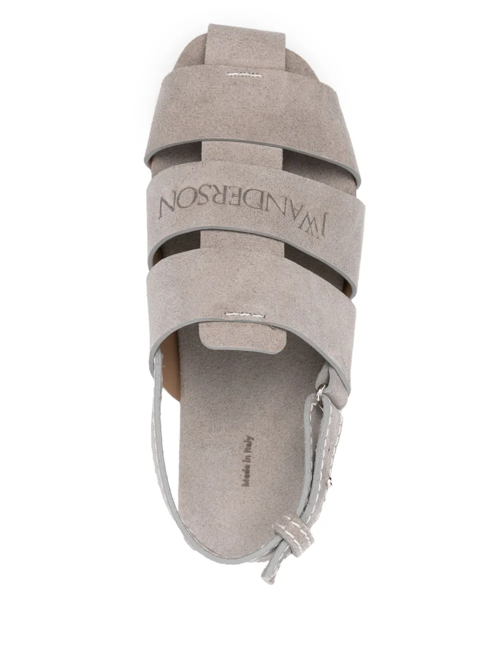 JW Anderson Gekooide sandalen Grijs