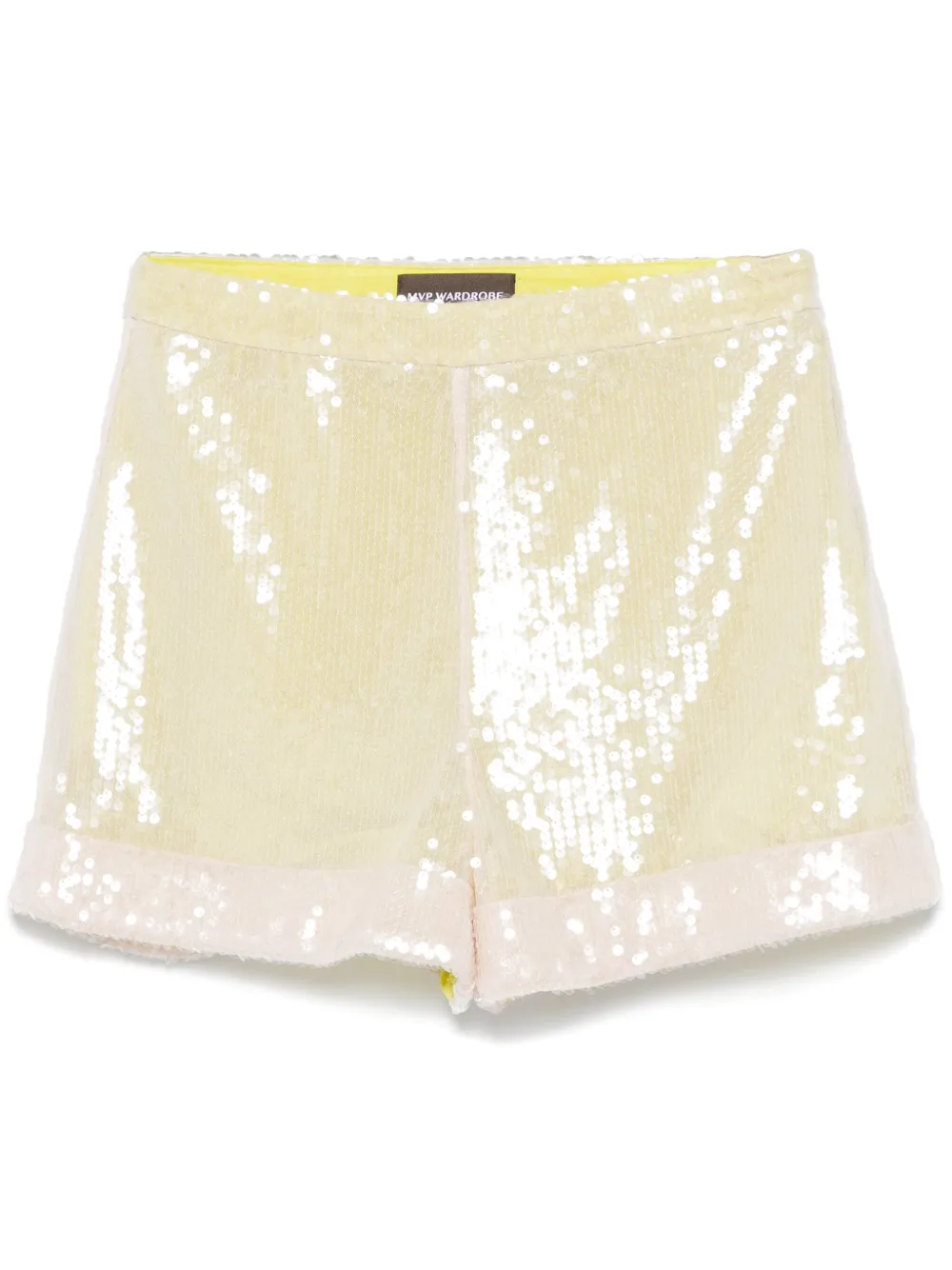 sequinned shorts