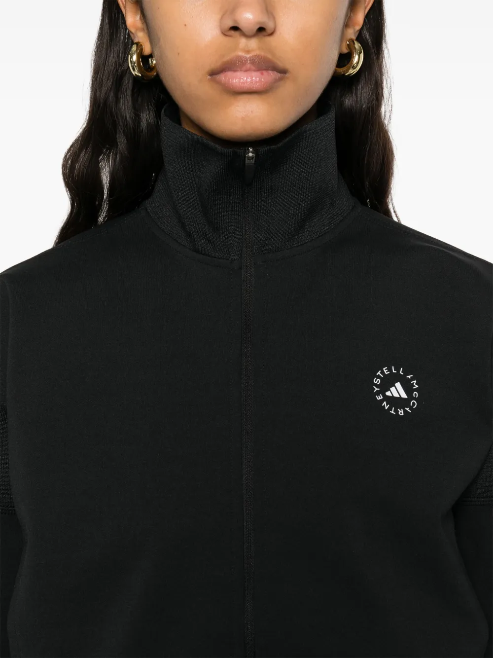 Shop Adidas By Stella Mccartney Truecasuals Performance Sweatshirt In Schwarz