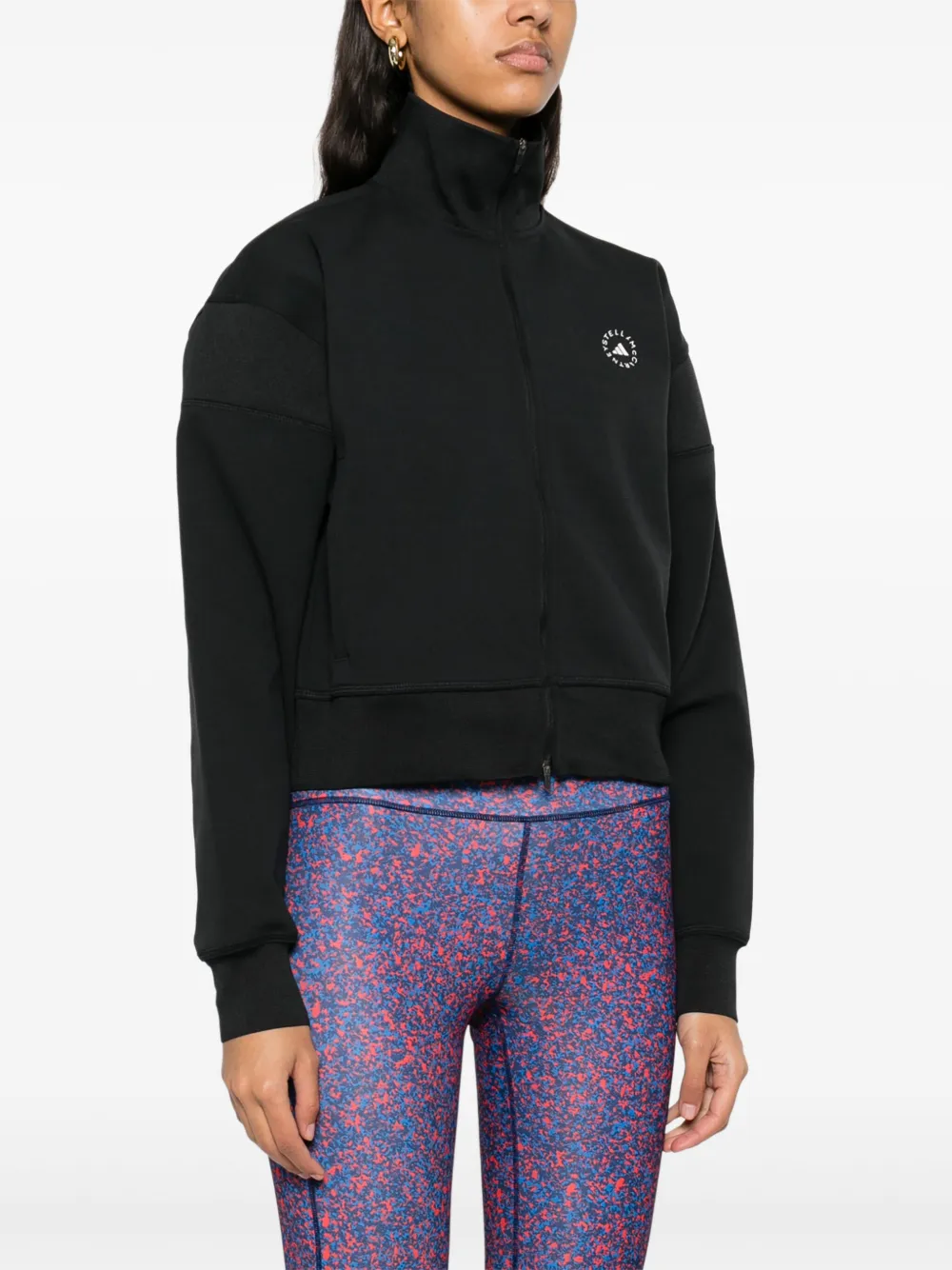 Shop Adidas By Stella Mccartney Truecasuals Performance Sweatshirt In Schwarz