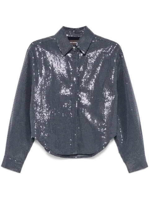 mvp wardrobe camisa con lentejuelas