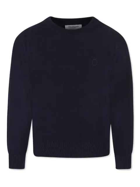 TRUSSARDI JUNIOR cotton jumper 