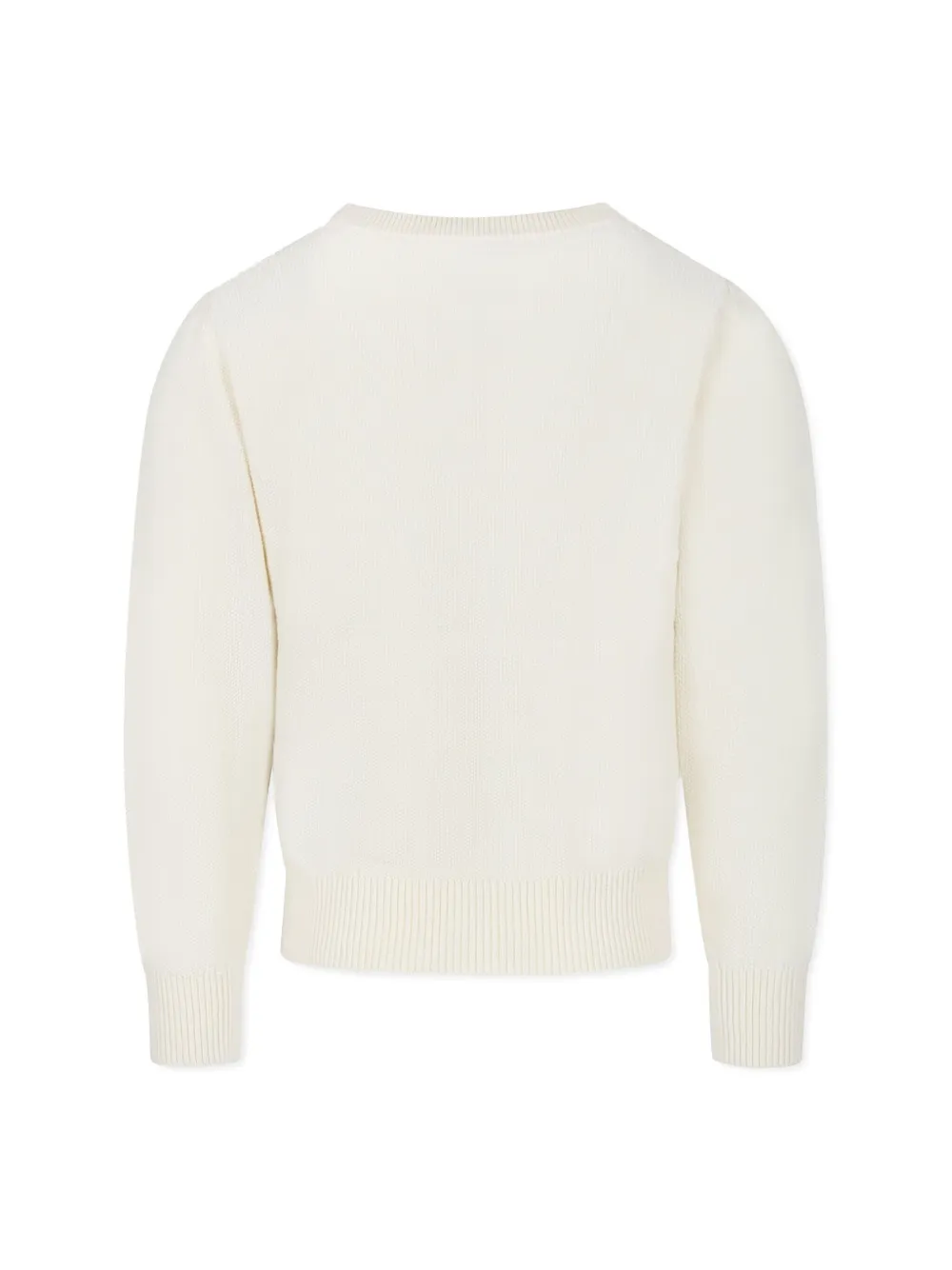 TRUSSARDI JUNIOR cotton jumper - Beige