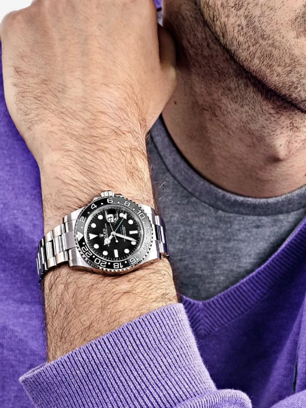 Bruce Wayne Rolex Batman Cinturino Jubilee Seiko Mod GMT Master II