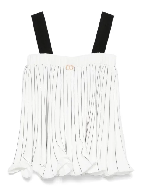 TWINSET Kids blusa plisada