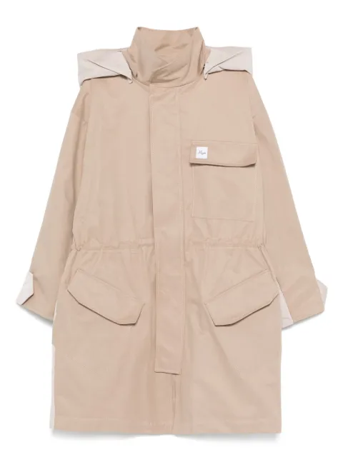 MSGM Kids parka con paneles