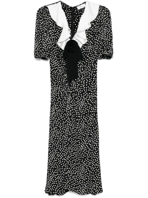 NISSA polka-dot maxi dress