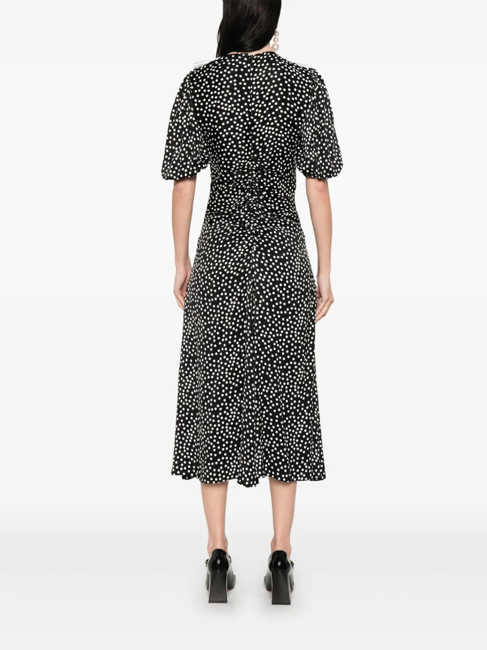 NISSA Maxi-jurk met stippen Zwart