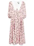 NISSA floral midi dress - Pink