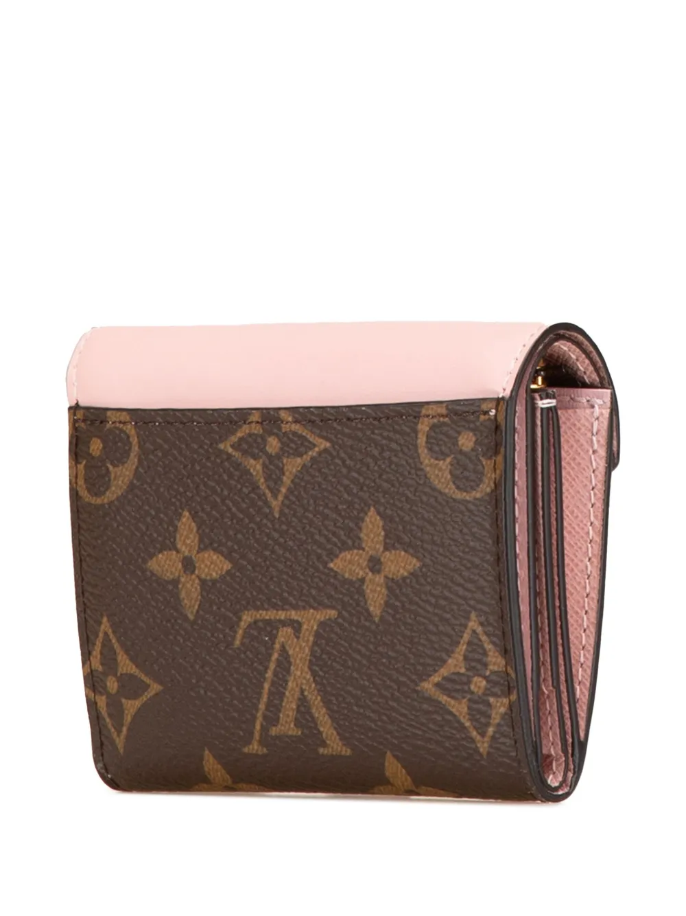 Louis Vuitton Pre-Owned 2019 Zoe Wallet kleine portemonnee met monogram - Bruin