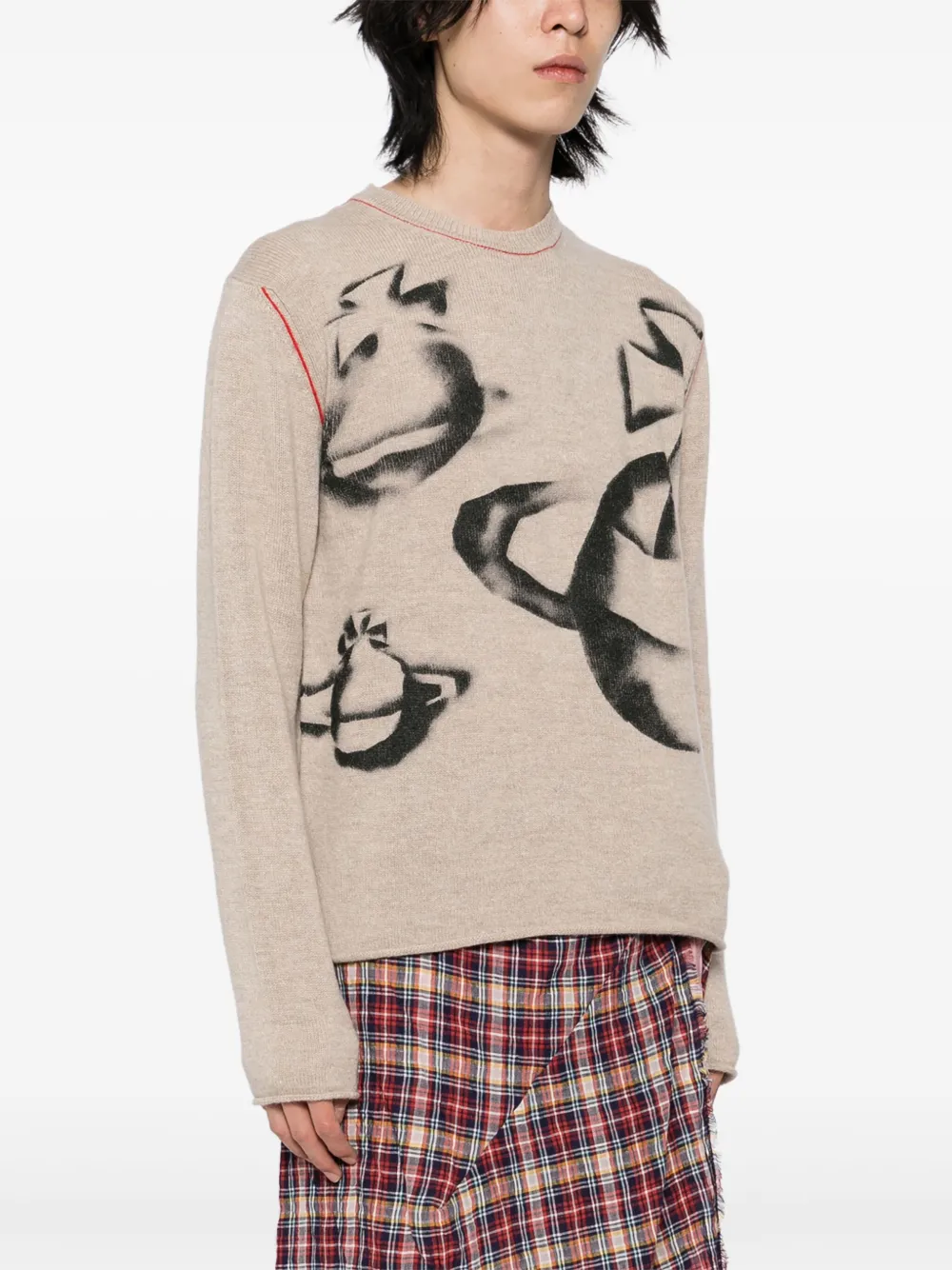 Vivienne Westwood Orbit trui Bruin