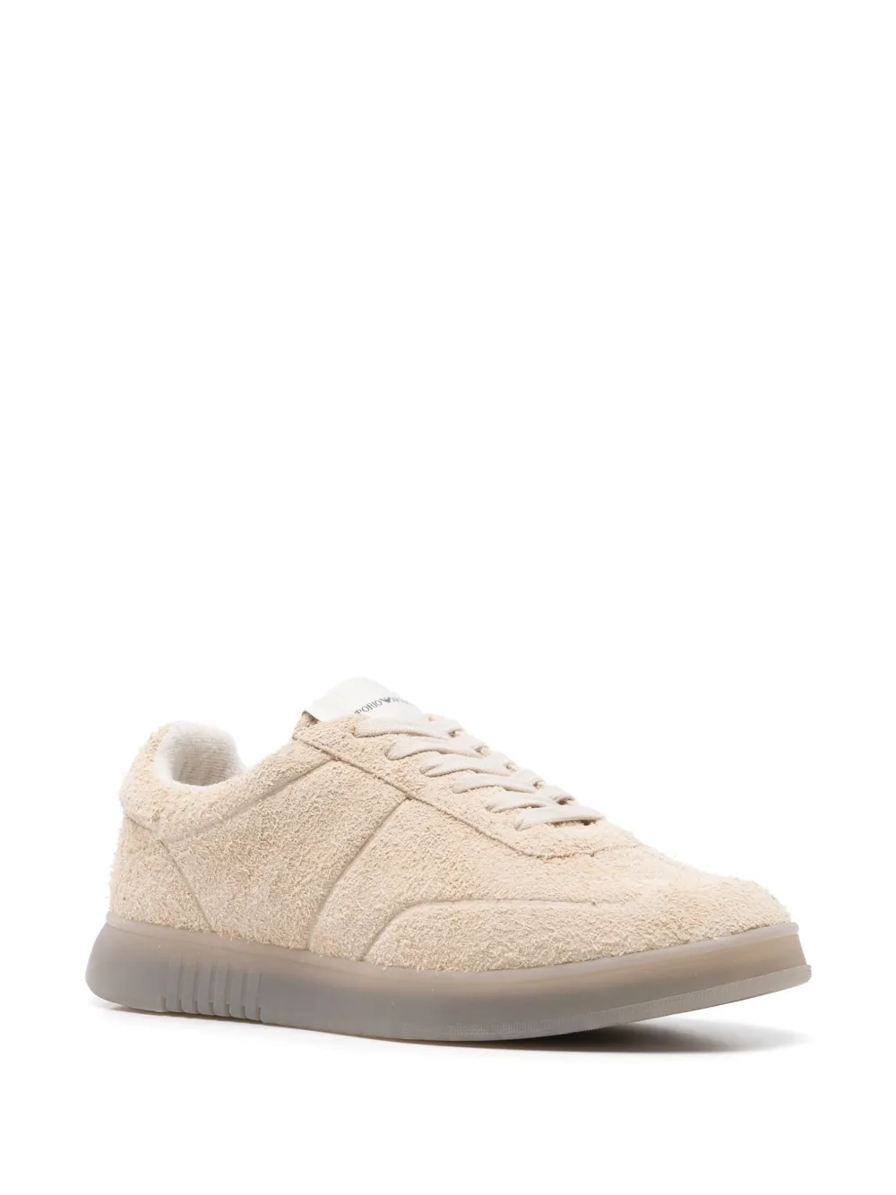 Emporio Armani Suède sneakers - Beige