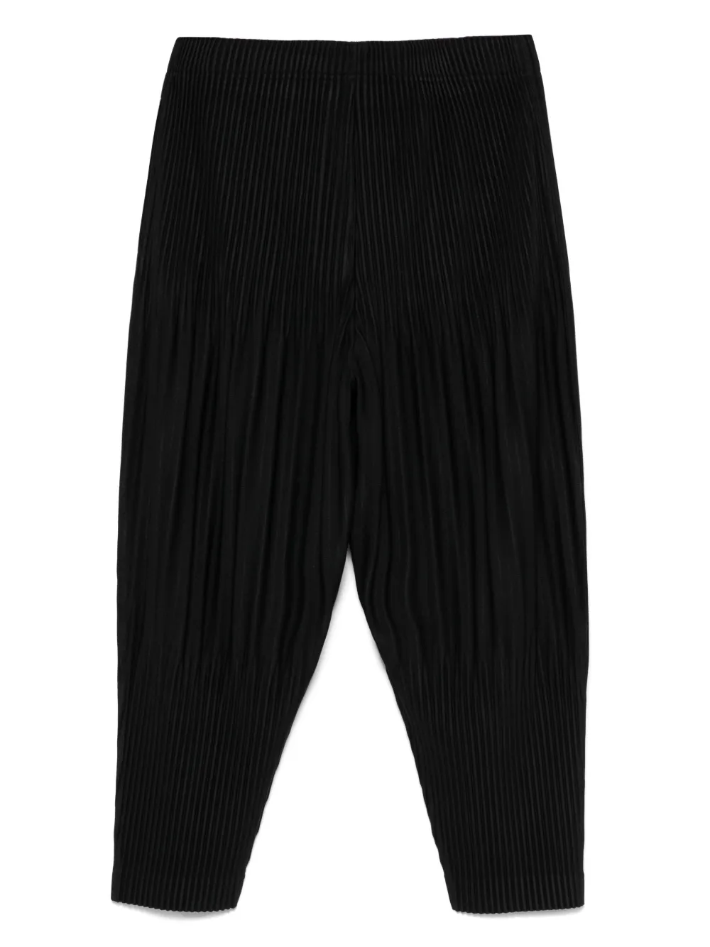 Homme Plissé Issey Miyake Broek met plissé effect - Zwart