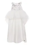 BCBG KIDS sequin-embellished dress - White