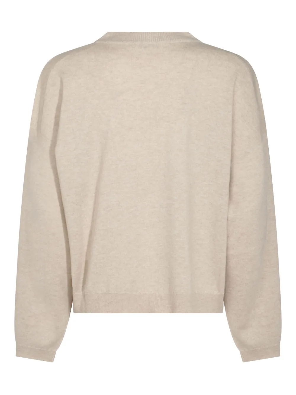 Brunello Cucinelli Monili-embellished sweater - Beige