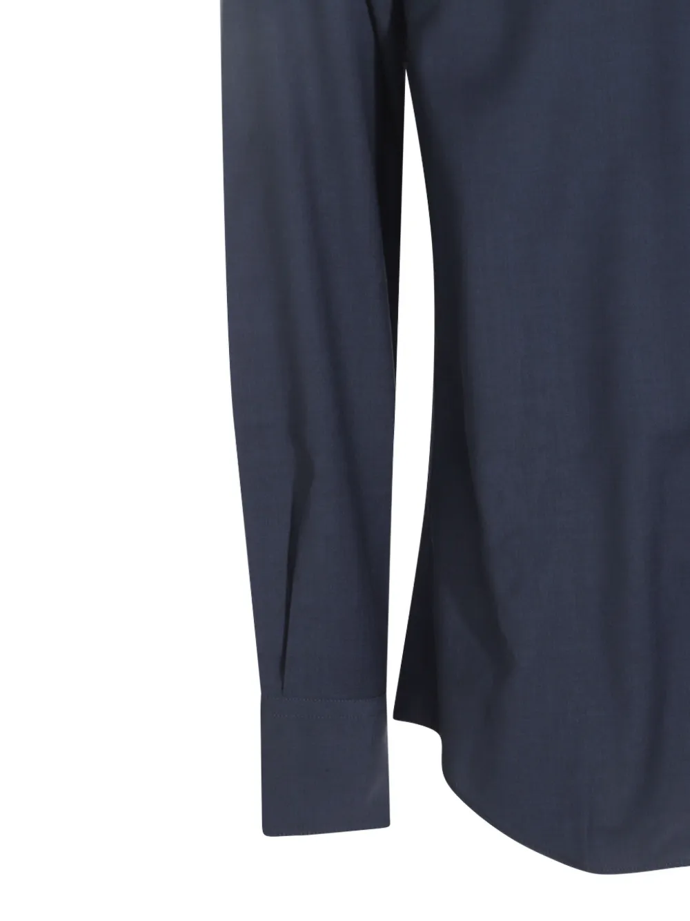 Brunello Cucinelli Overhemd van scheerwol Blauw