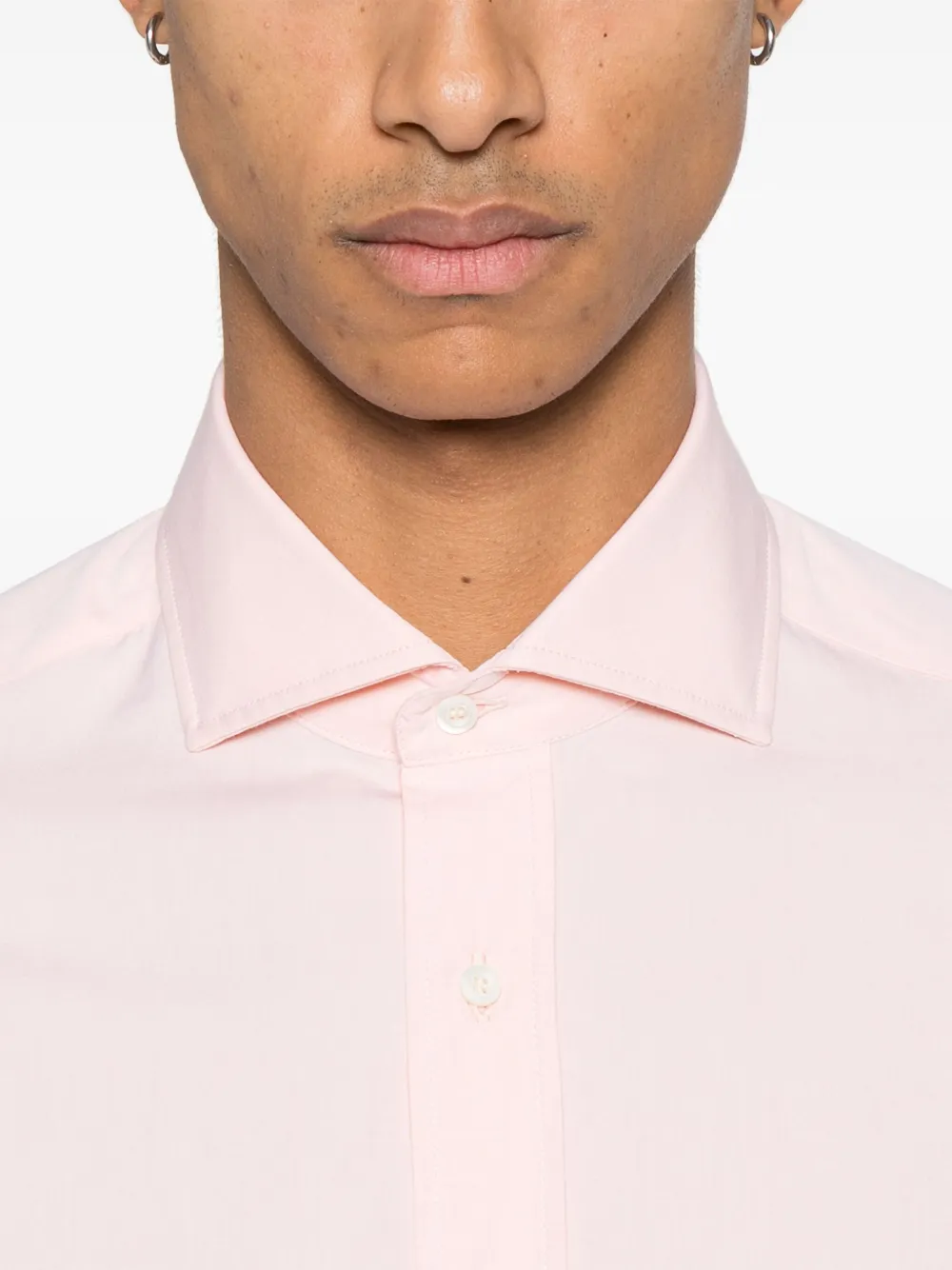 Brunello Cucinelli Katoenen overhemd Roze