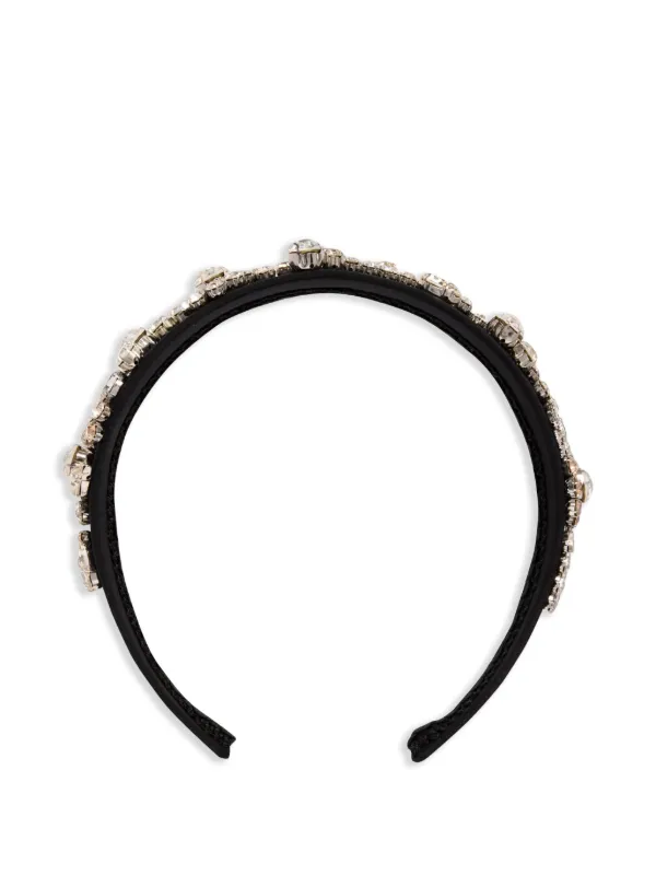 【Erdem】クリスタル-embellishedヘッドバンド ERDEM crystal-embellished Headband | Black | FARFETCH MY