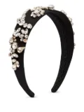ERDEM crystal-embellished headband - Black