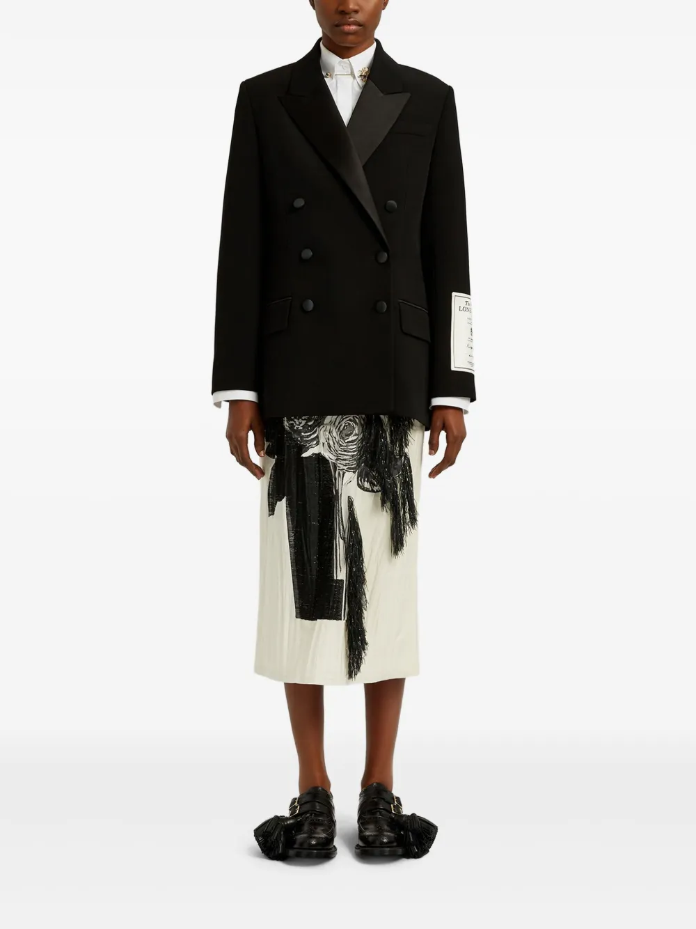  Erdem Wool Blazer - Black 