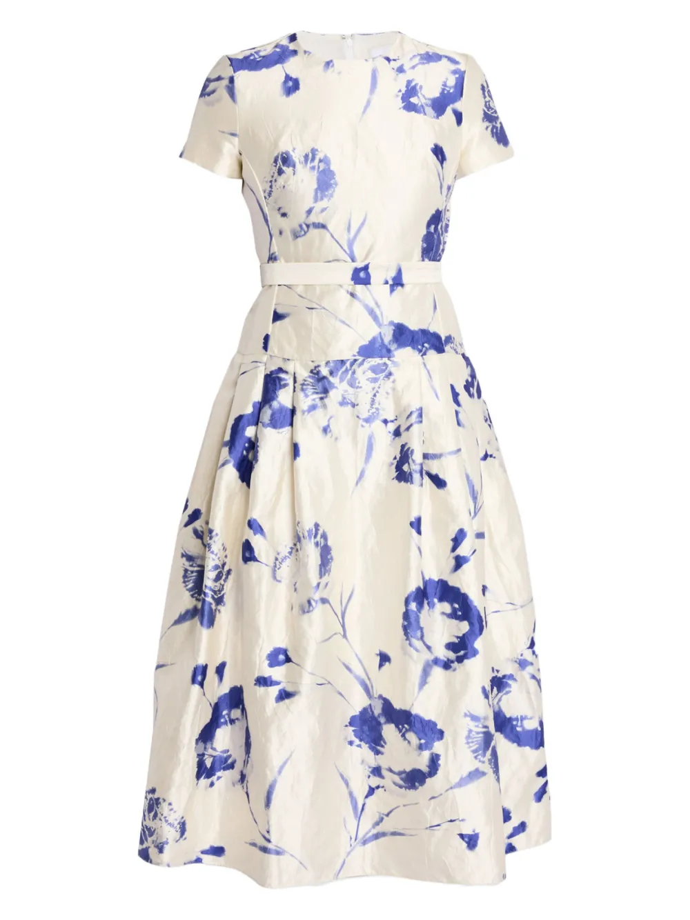 floral-print tea dress