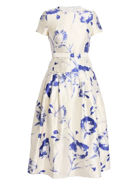 ERDEM vestido con estampado floral