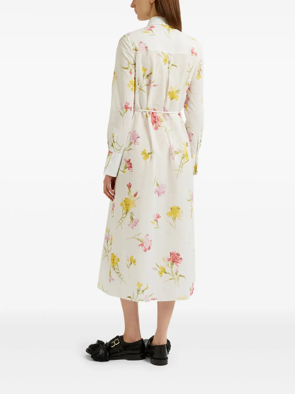 ERDEM FLORAL SHIRT DRESS