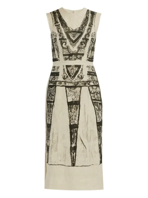 ERDEM graphic print dress