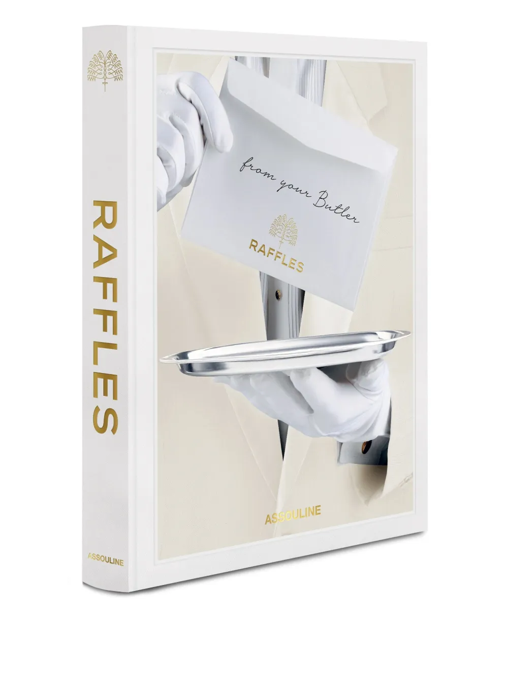 Assouline Raffles By Derek C. Blasberg Hardcover Book In White