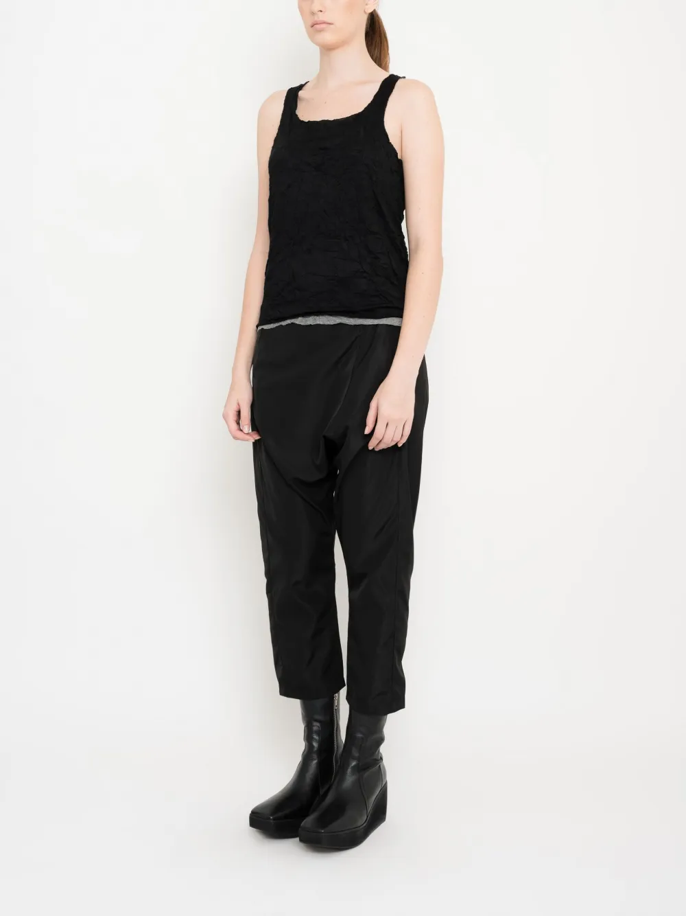 Uma | Raquel Davidowicz Mouwloze top Zwart