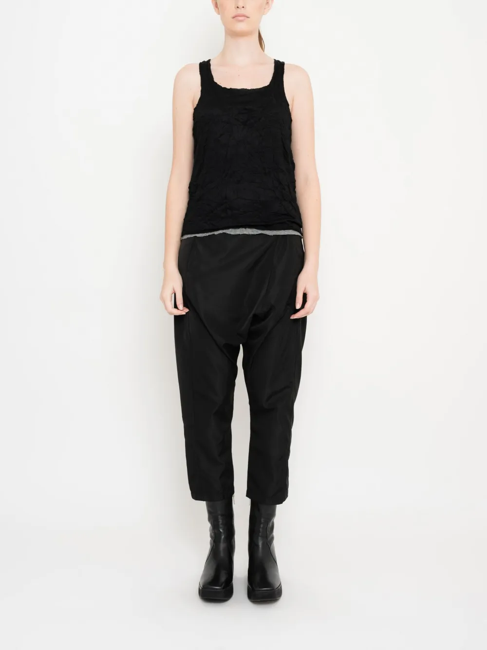 Uma | Raquel Davidowicz Mouwloze top Zwart