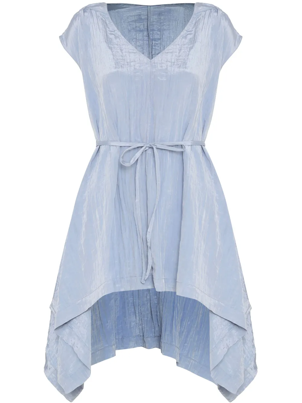 Uma Raquel Davidowicz Tied-waist Asymmetric-hem Top In ブルー